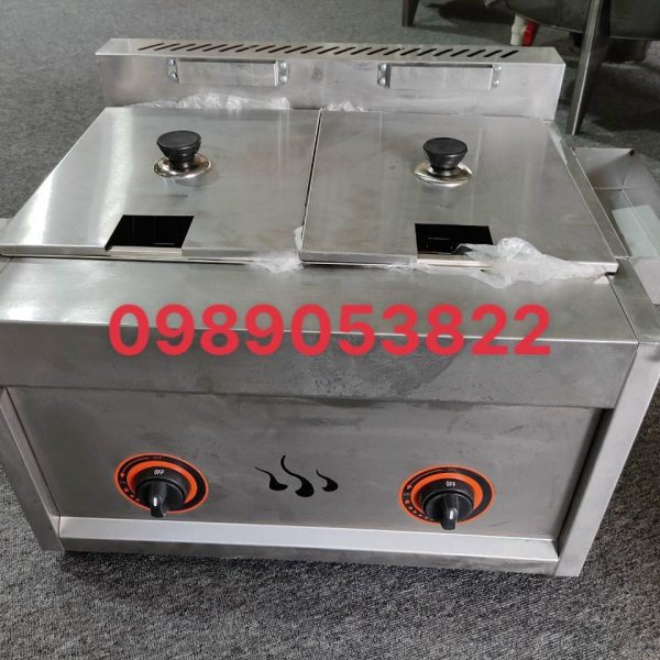 bếp chiên gas đôi 6l